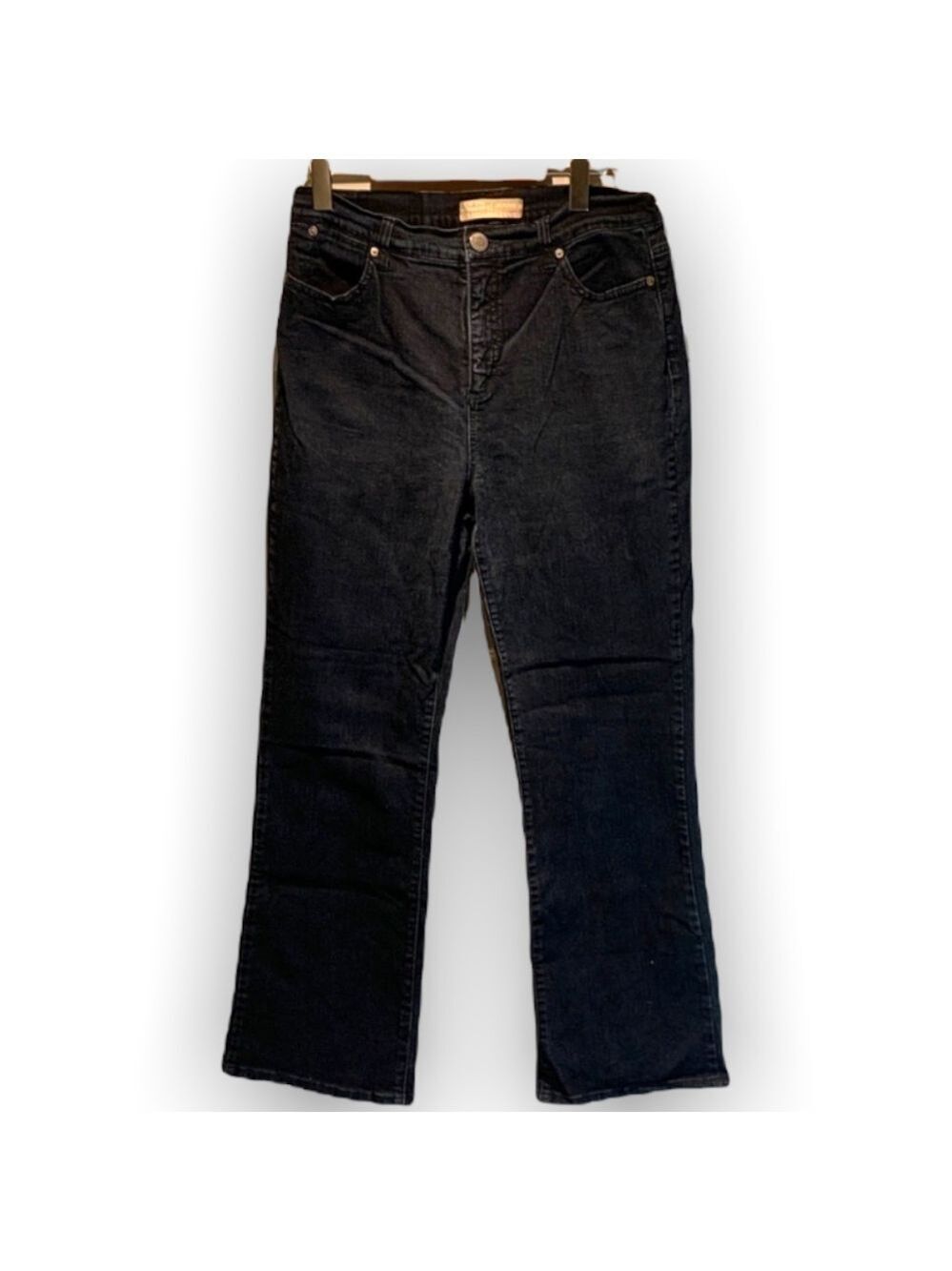 𝅺melanie Lyne High Rise Jeans Blue Dark Wash Sz 10